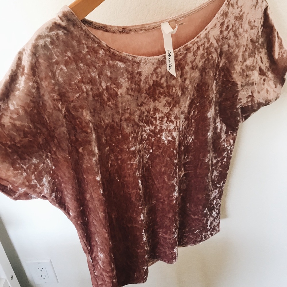 Pink velvet top!